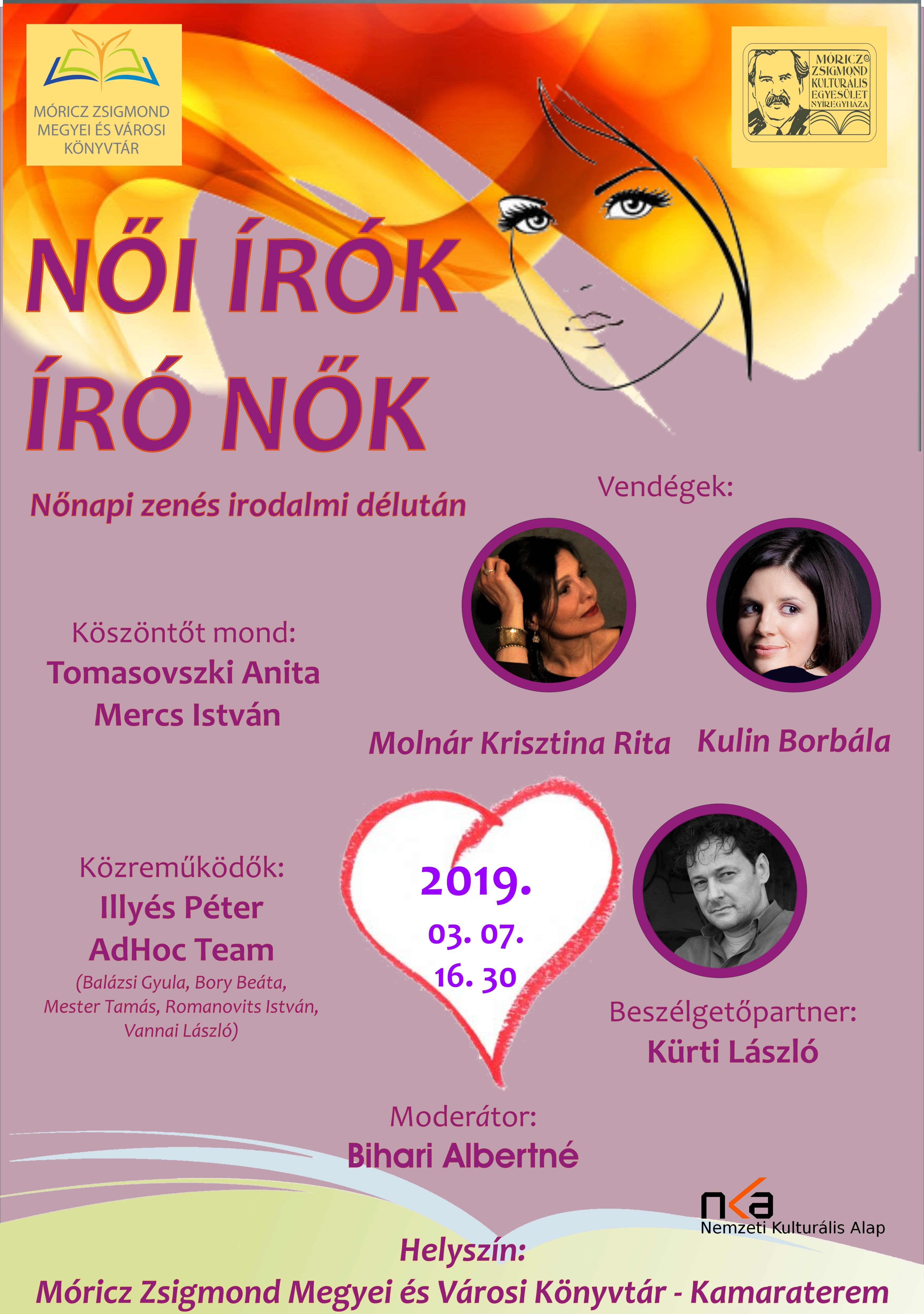 Zenés irodalmi délután a könyvtárban