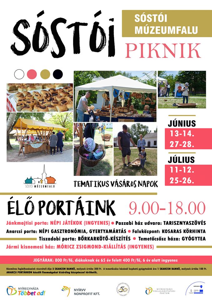 Pikniket szerveznek a múzeumfaluba