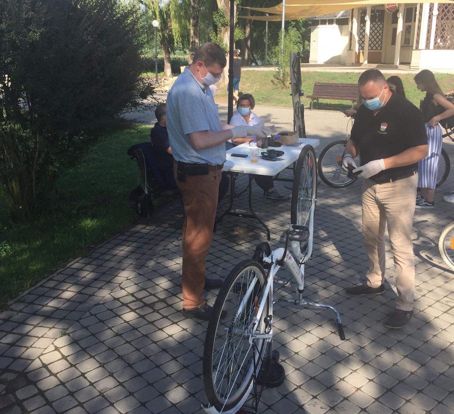 Bikesafe regisztráció volt Sóstón