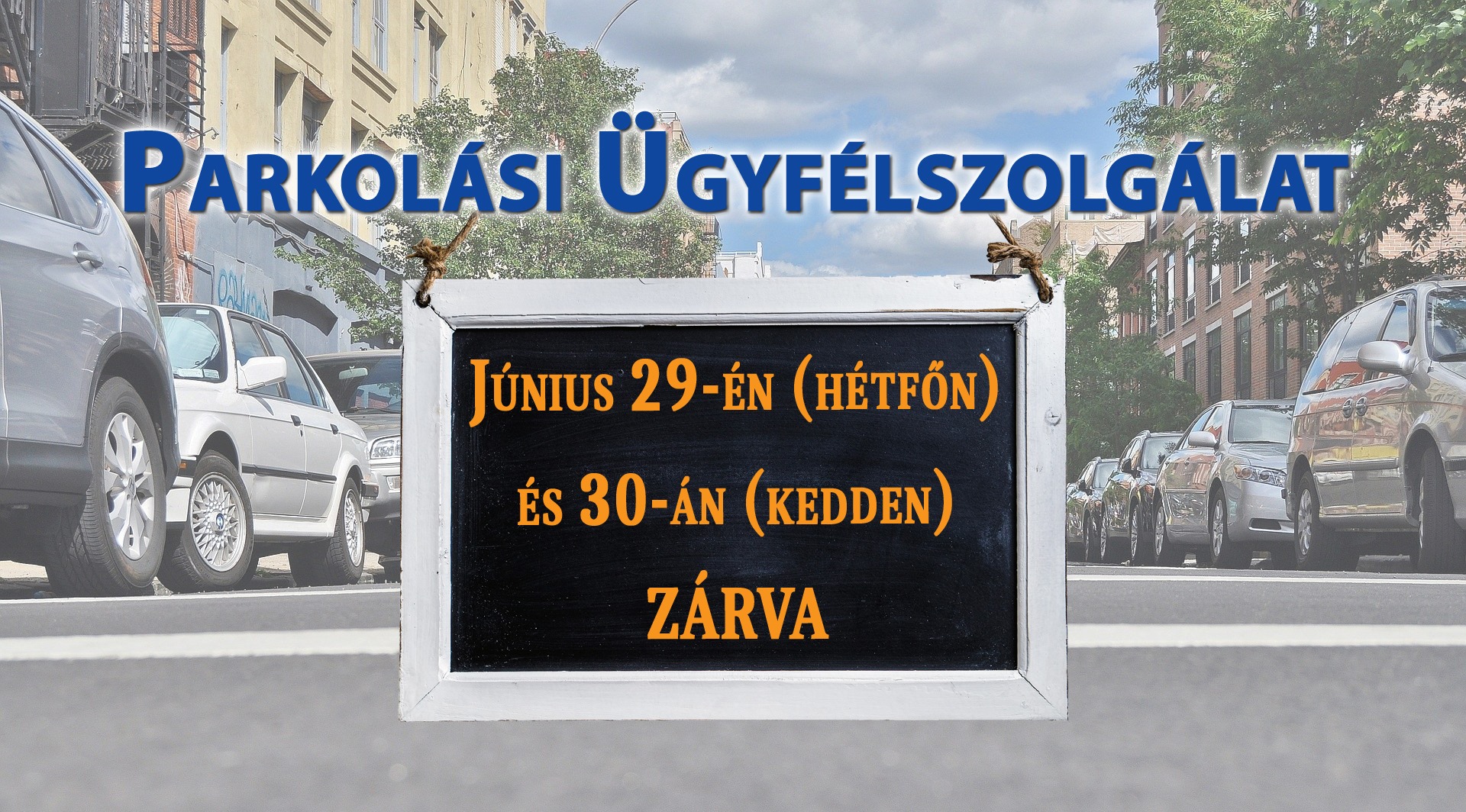 Zárva lesz a NYÍRVV parkolási ügyfélszolgálata