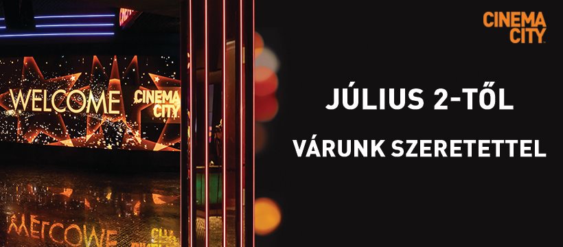 Mától újra mozizhatunk Nyíregyházán is