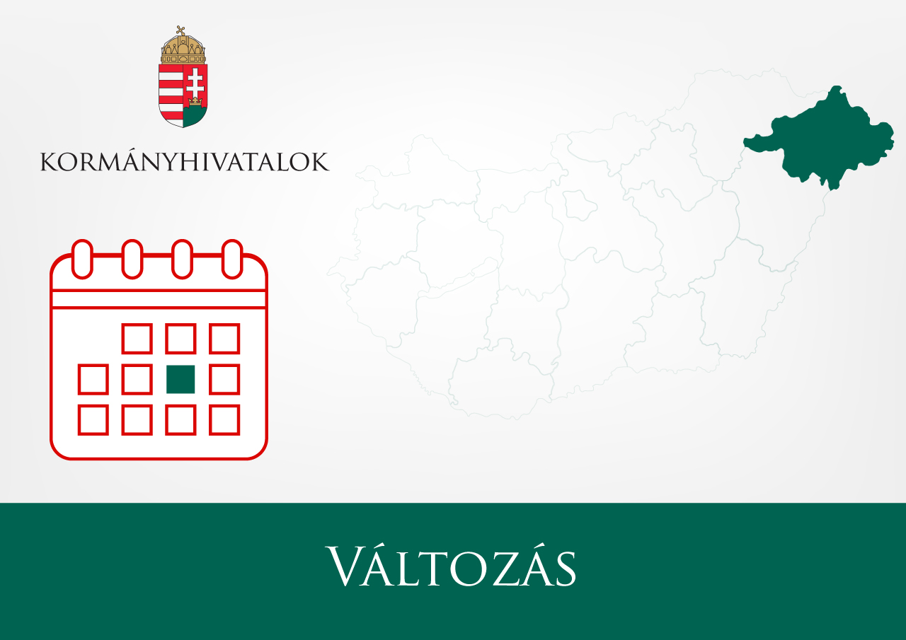 Szünetelni fog az ügyfélfogadás a Nyíregyházi Járási Hivatalban 