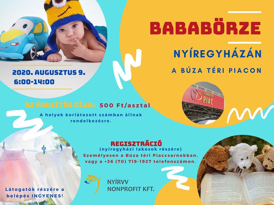  Ismét Bababörzét rendez a NYÍRVV Nonprofit Kft