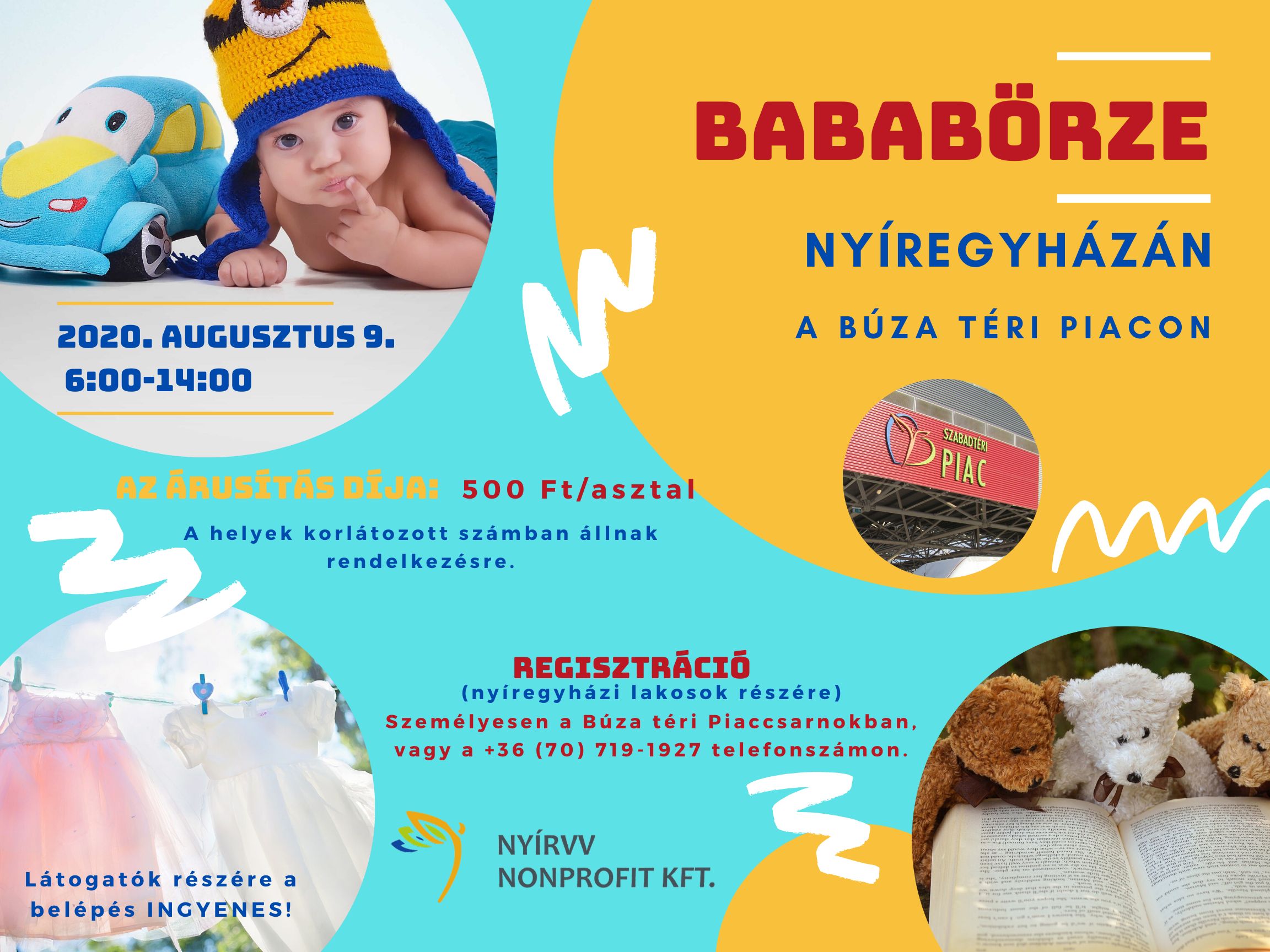 Ismét Bababörzét rendez a NYÍRVV Nonprofit Kft