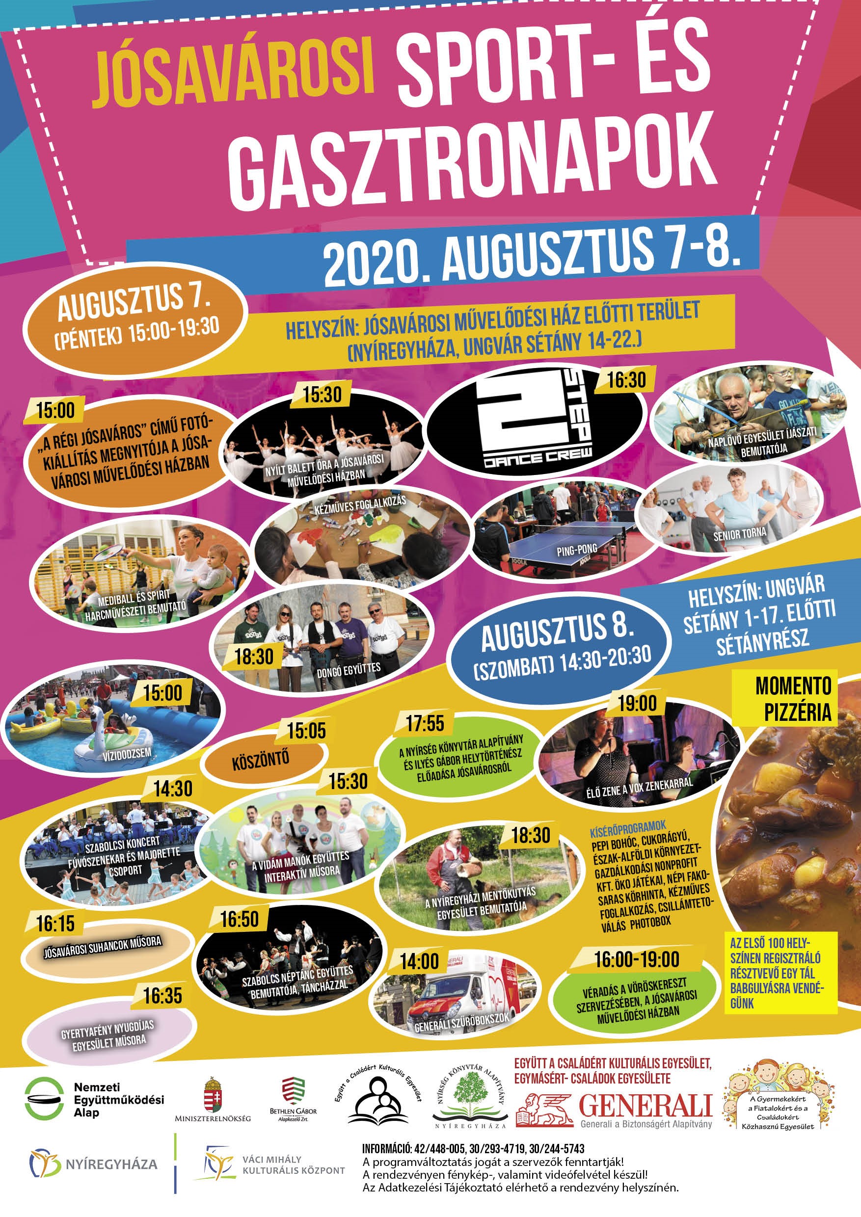 Sport- és gasztronapok a Jósavárosban
