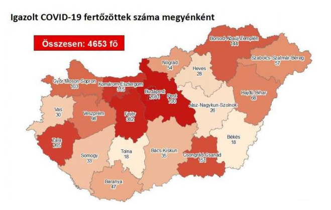 32 fővel emelkedett a beazonosított fertőzöttek száma