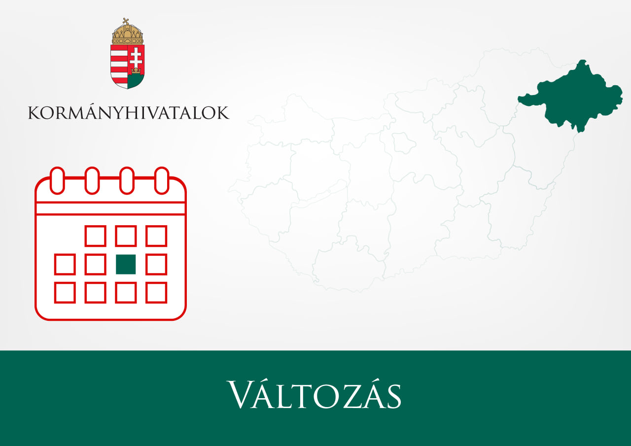 Módosul a megyei kormányablakok nyitvatartása is