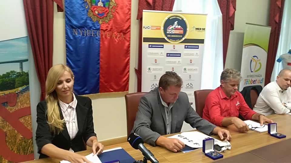 Országúti férfi kerékpáros ifjúsági világkupát rendeznek Nyíregyházán