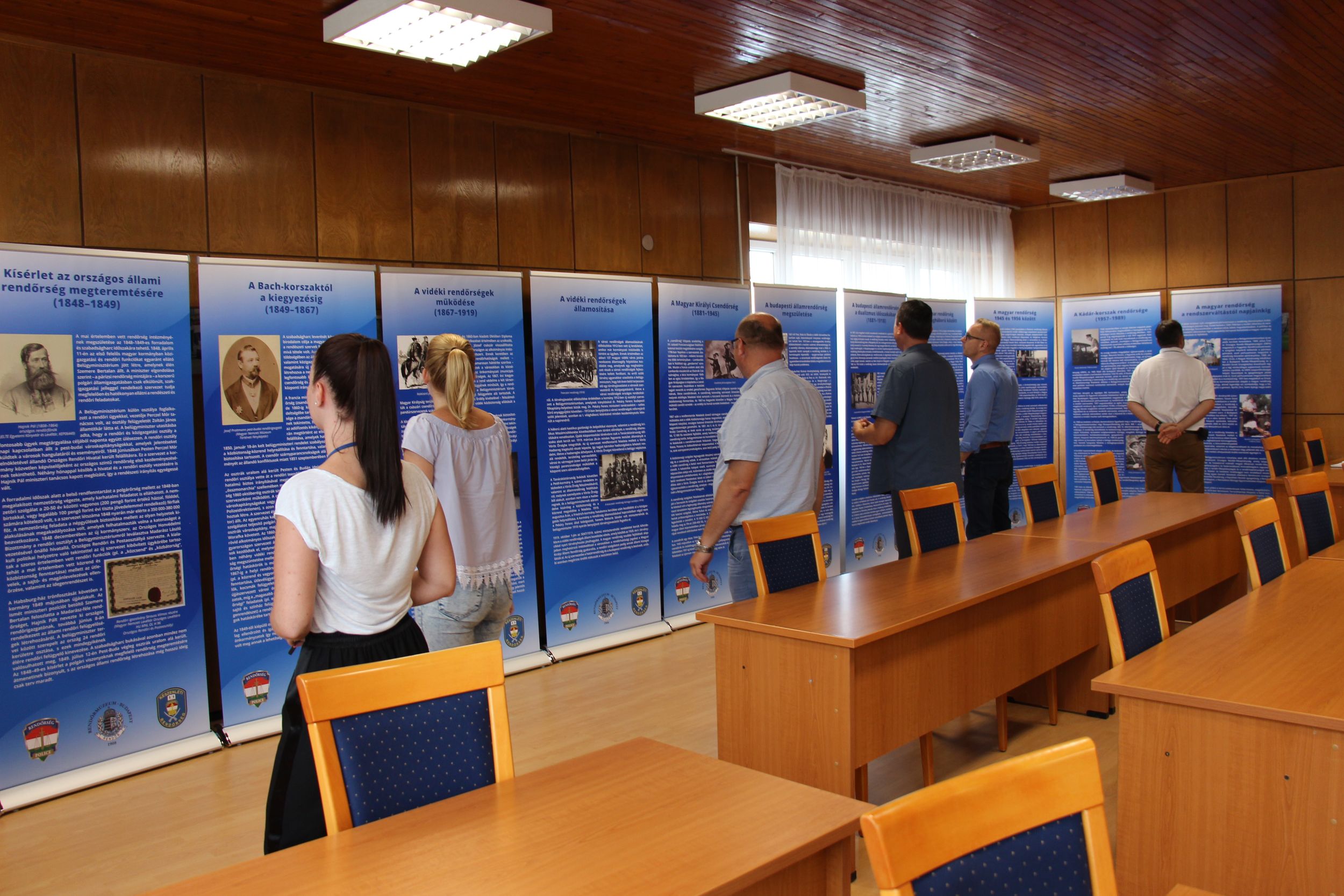 Városunkba érkezett A magyar rendőrség története című vándorkiállítás