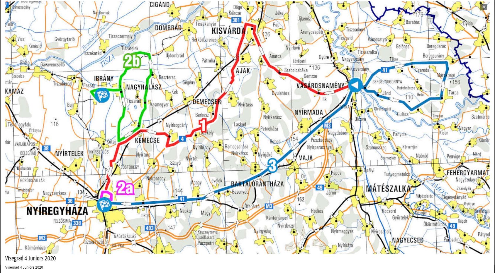 Útlezárásokra kell számítani Nyíregyházán a Visegrad 4 Juniors kerékpáros verseny miatt