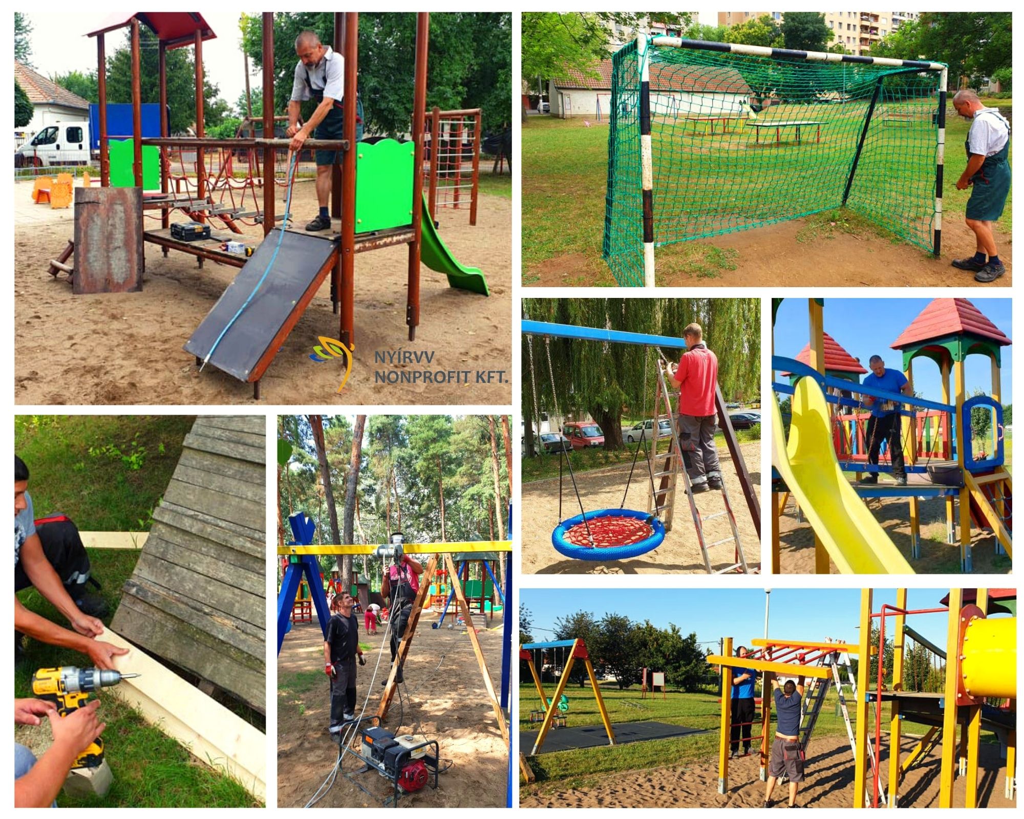 Városunkban odafigyelnek a játszóterek karbantartására