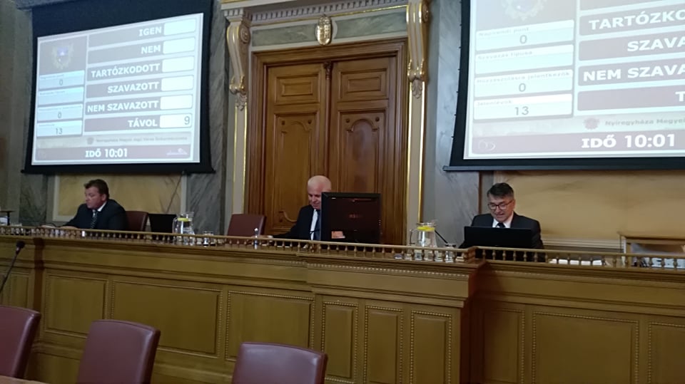 Megtartotta a nyári szünet utáni első gyűlését a nyíregyházi közgyűlés