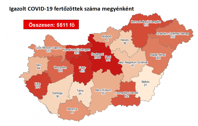 132 fővel emelkedett a beazonosított fertőzöttek száma