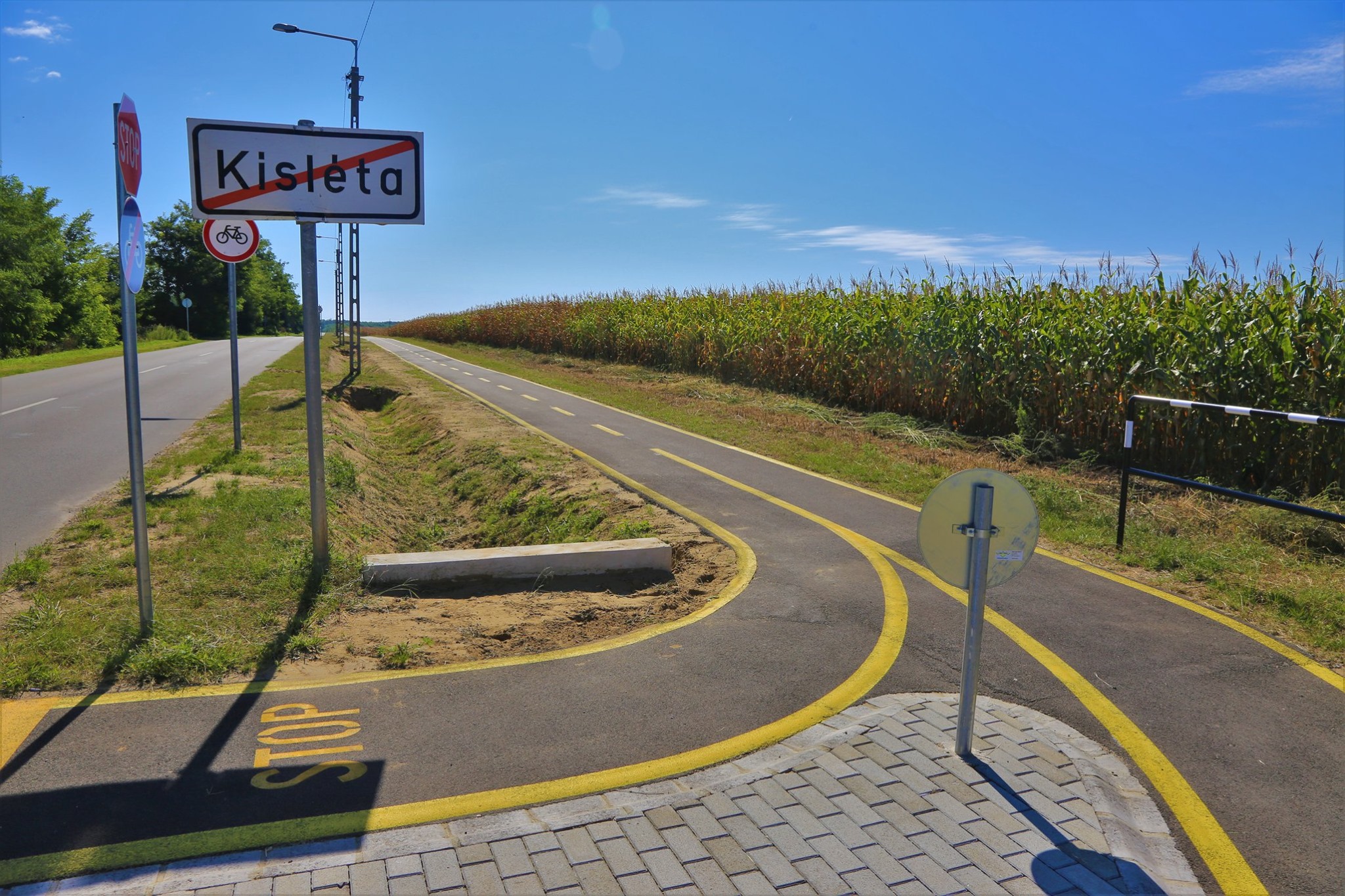 Új kerékpárutat adtak át Nyírbogát-Kisléta-Máriapócs között