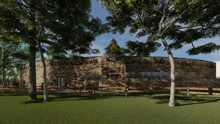 Zajlik a munka a Nyíregyházi Állatparkban, épül az Indiaház