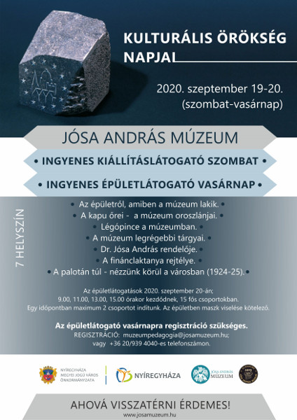 Izgalmas hétvégét ígér a Jósa András múzeum