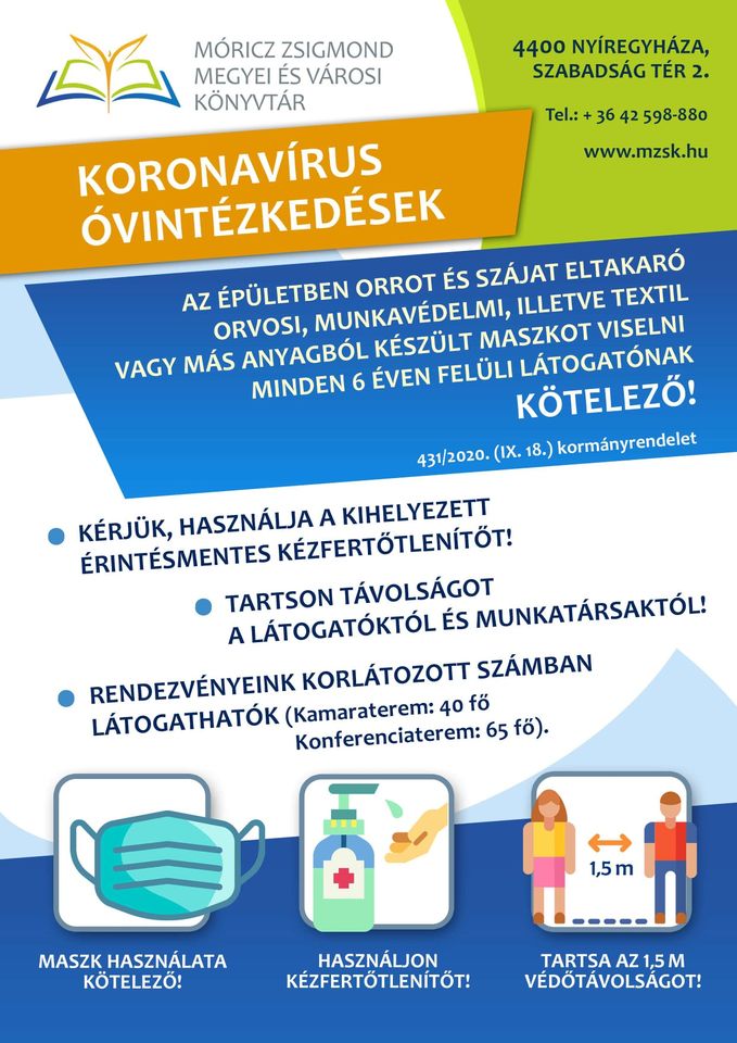 A nyíregyházi könyvtár is szigorított