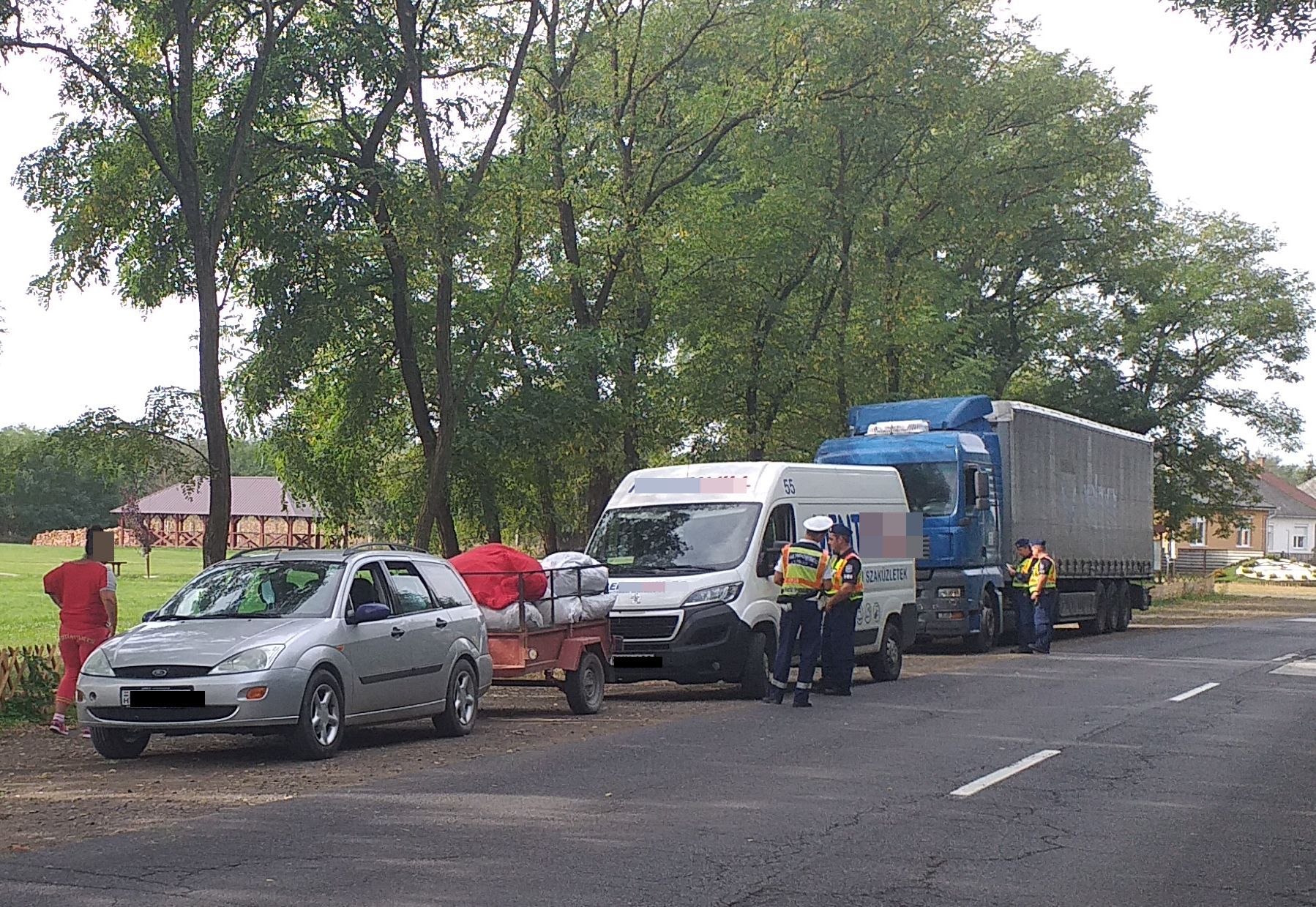 Közlekedésrendészeti ellenőrzés Vásárosnamény területén