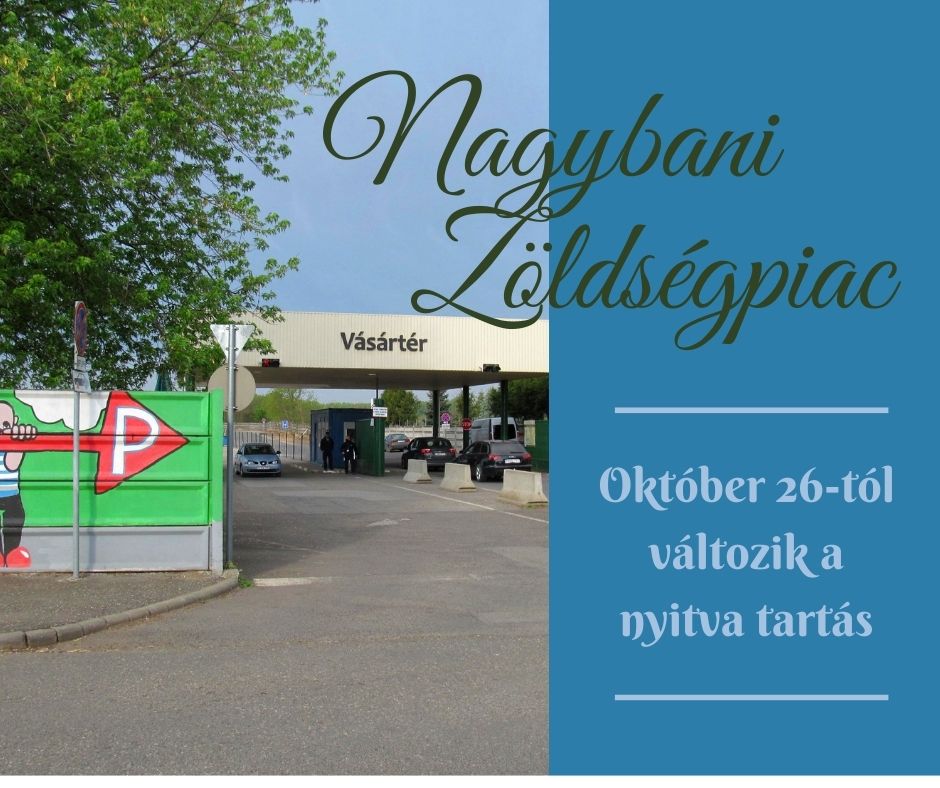 Megváltozik a Tokaji úti zöldségpiac nyitva tartása