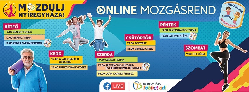 Több mint ezren tornáznak hetente a Mozdulj Nyíregyháza programjain
