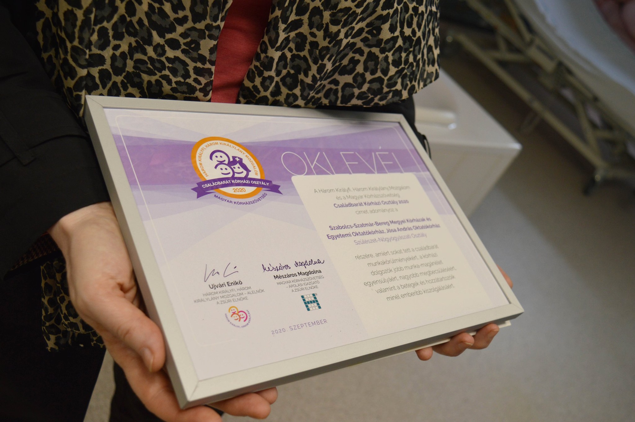 Családbarát kórházi osztályok a nyíregyházi kórházban