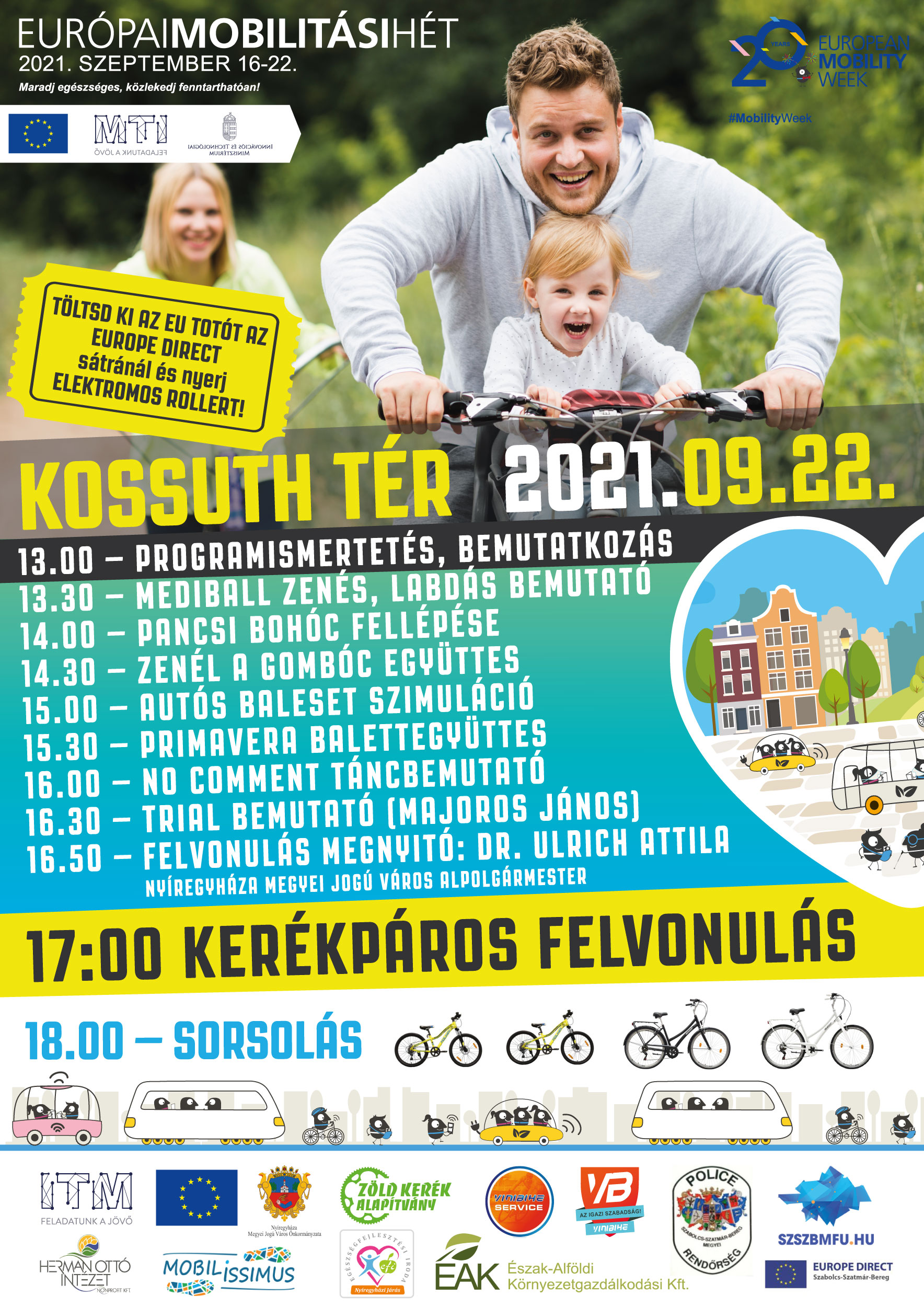 Autómentes Nap lesz holnap városunkban