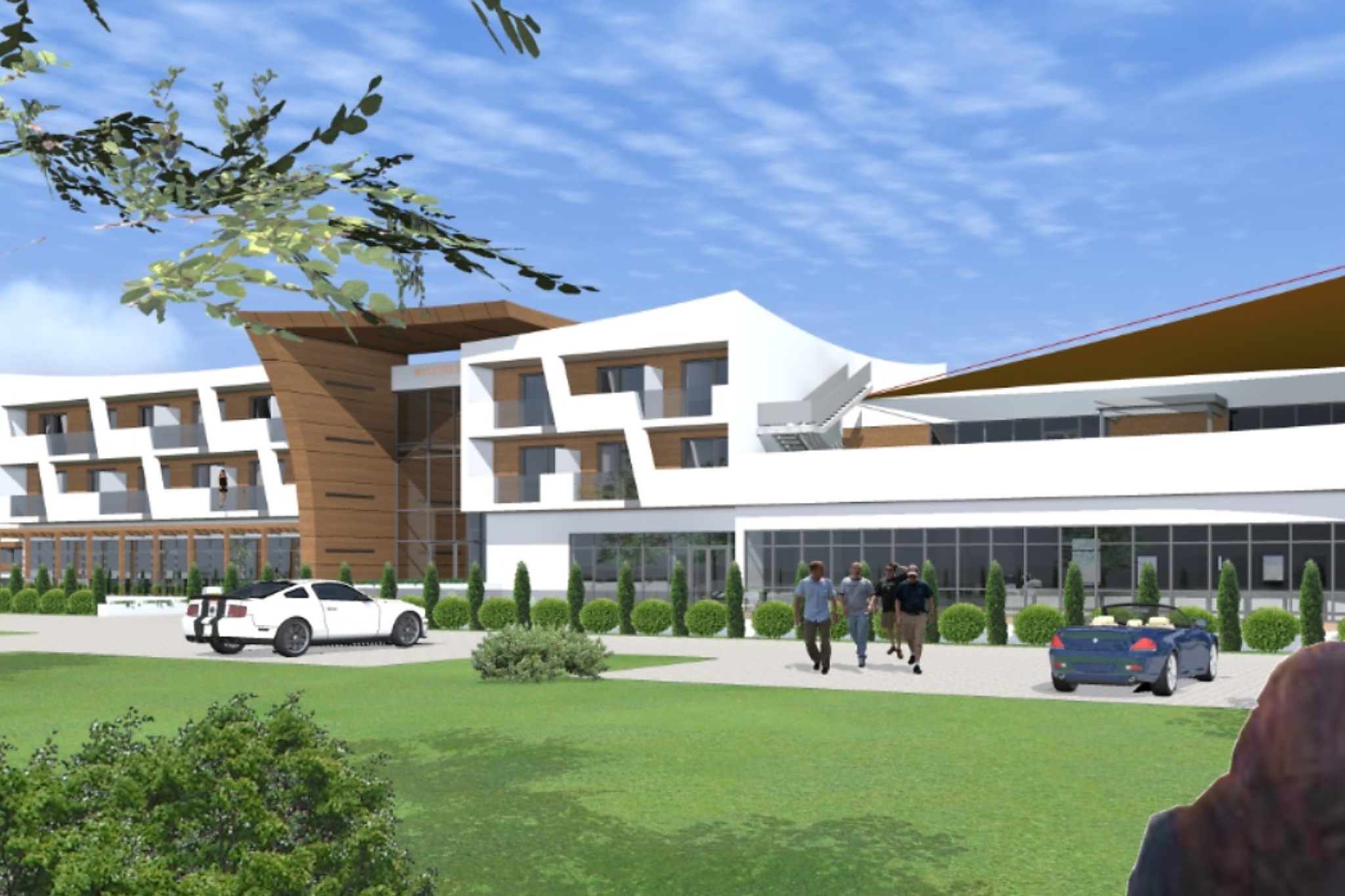 Szálloda, gasztrofalu és ifjúsági szálló is épül a szomszédban