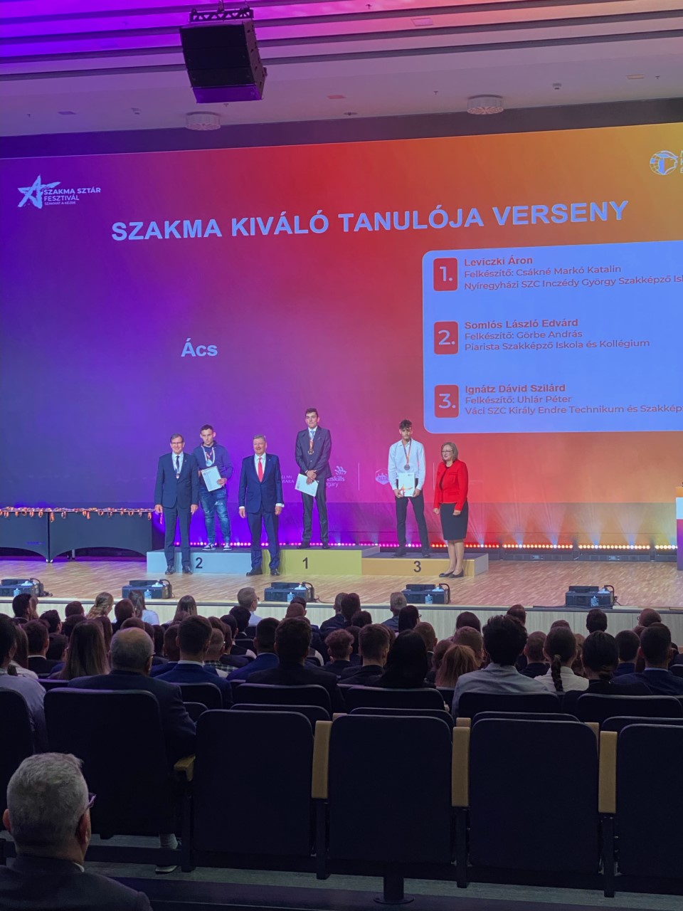 Kiválóan szerepeltek a vármegyei fiatalok a Szakma Sztárja versenyen