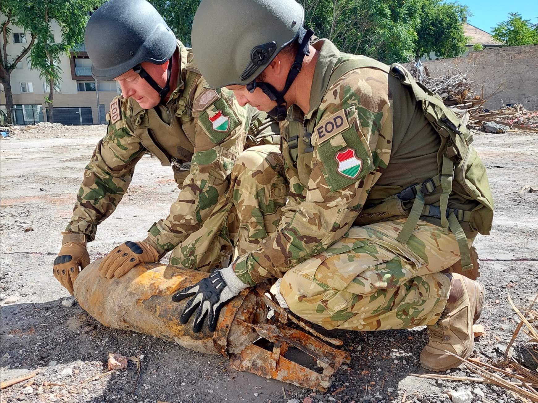 Második világháborús bombát találtak Debrecenben
