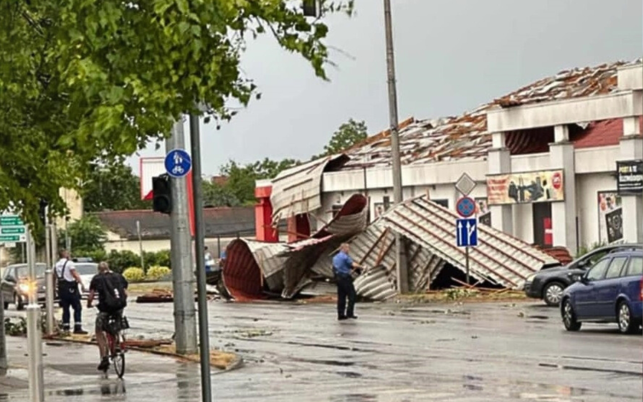 Elemi erővel tarolta le Debrecent és a vármegyét a vihar