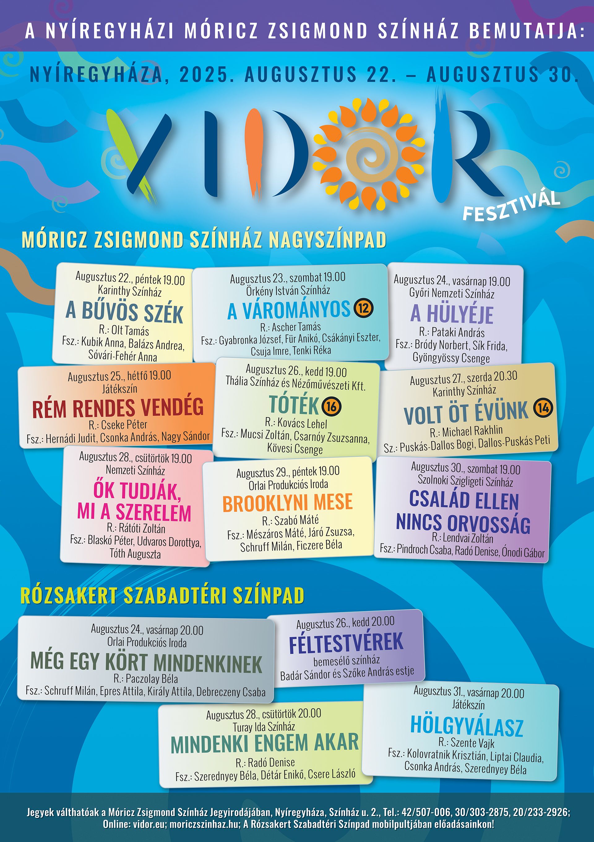 A legnagyobb nevettetők seregszemléje a VIDOR Fesztiválon