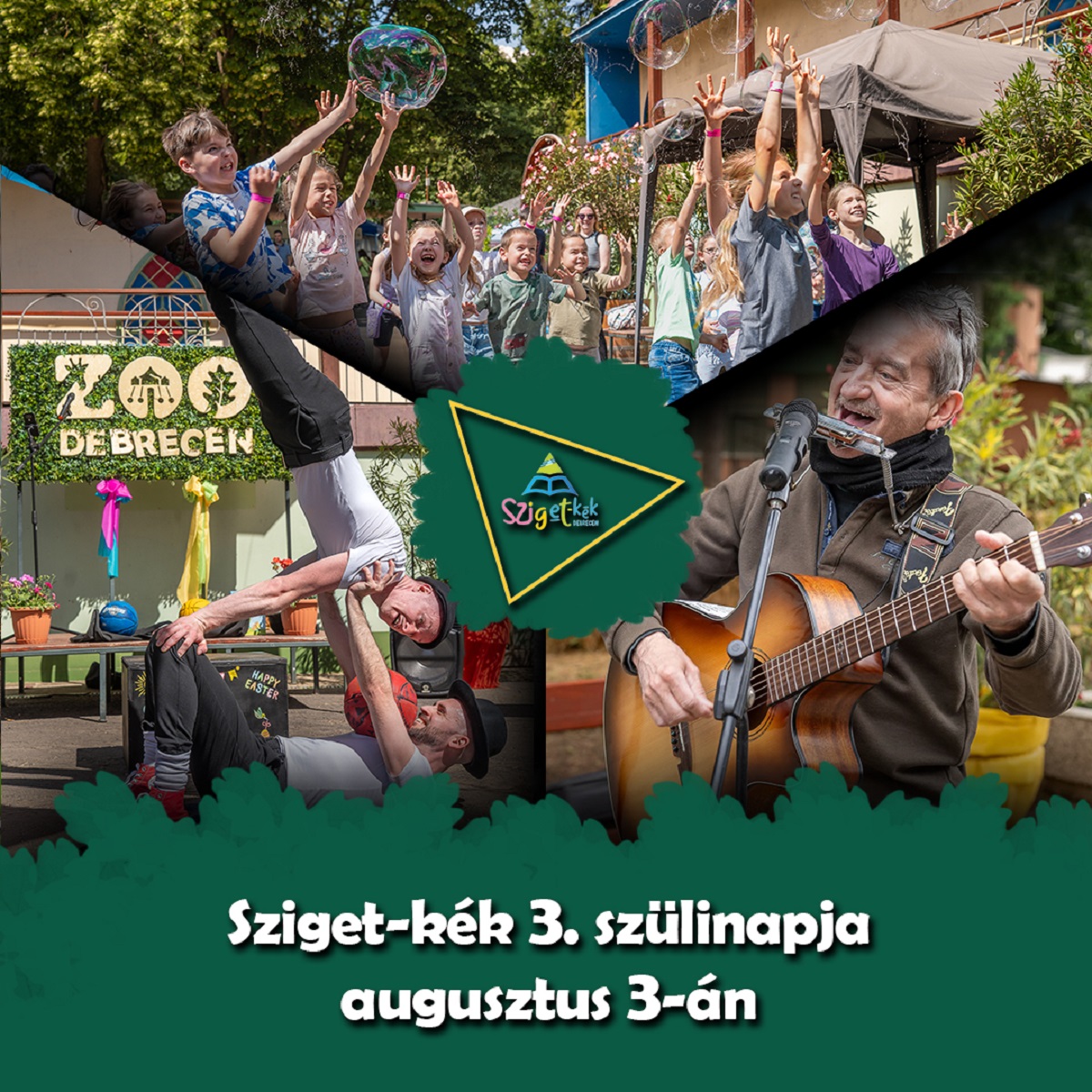 Hároméves lett Debrecen népszerű tematikus parkja, a Sziget-kék!