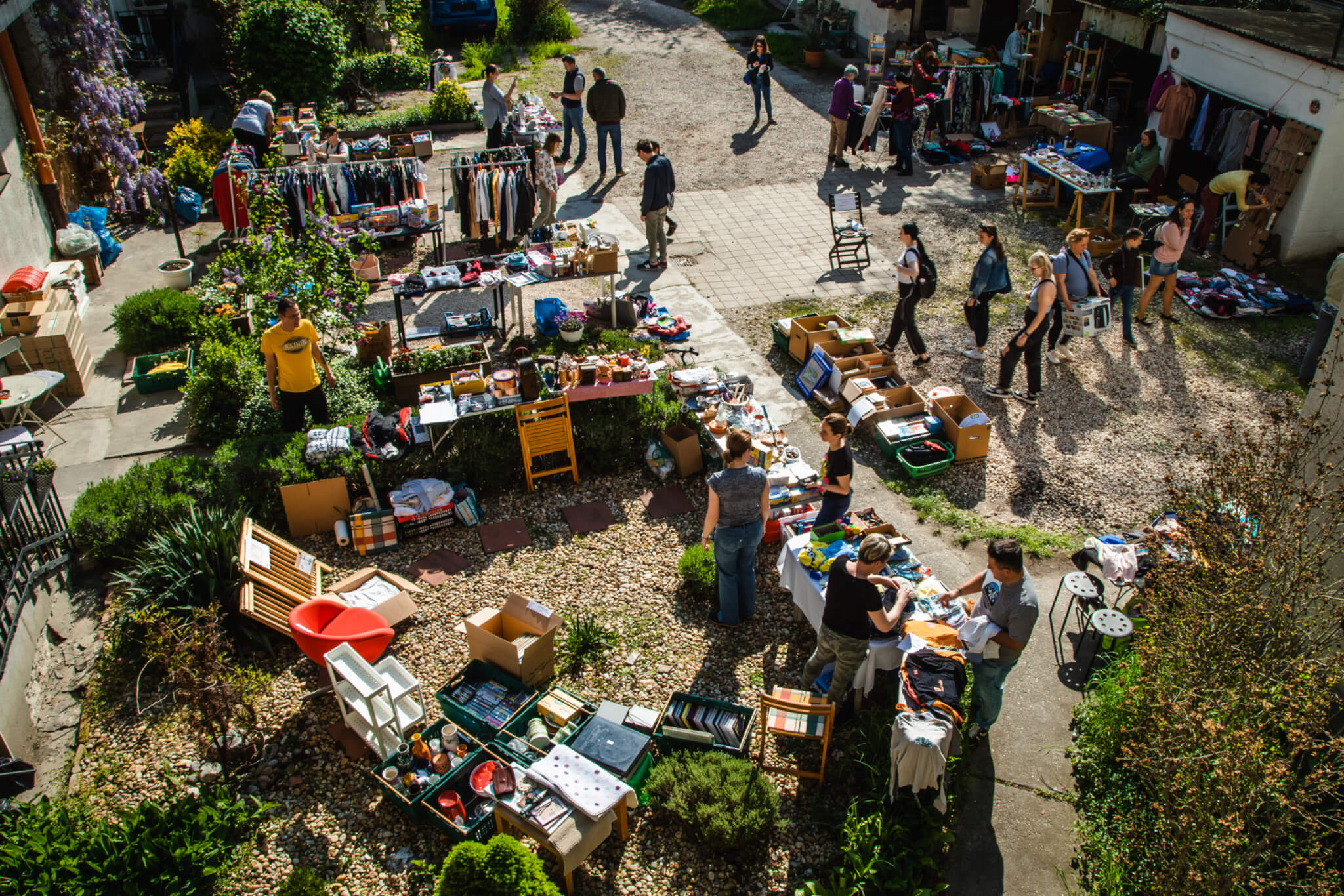 Közösségi garázsvásár Nyírszőlősön