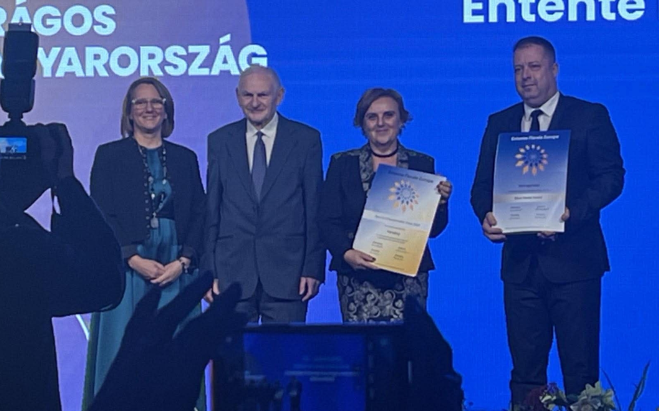 Nyíregyháza európai díját hazai közönség előtt is átvehette