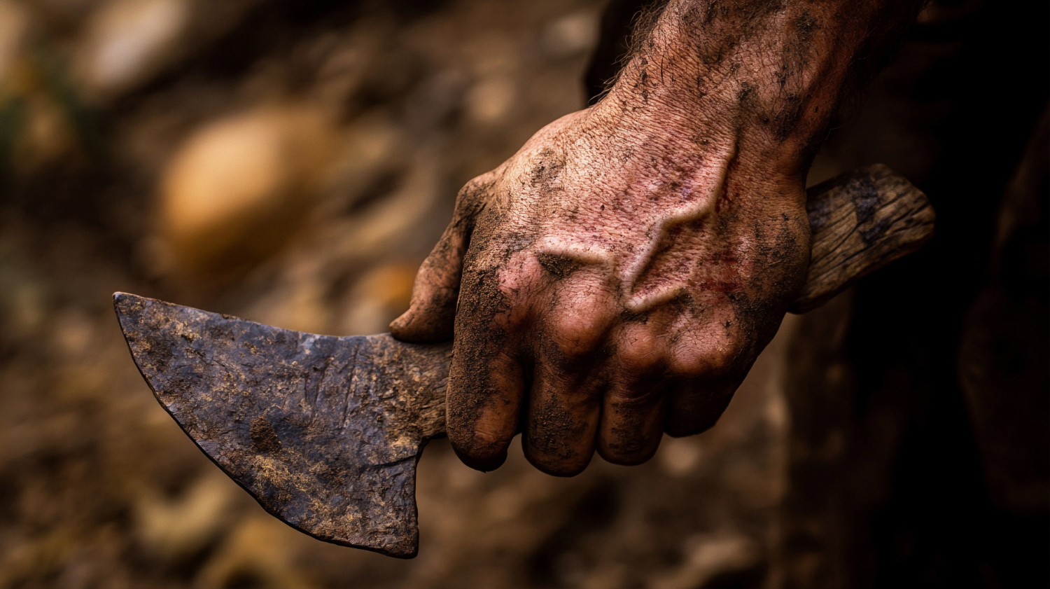 Machetével kergettek egy férfit a piacon