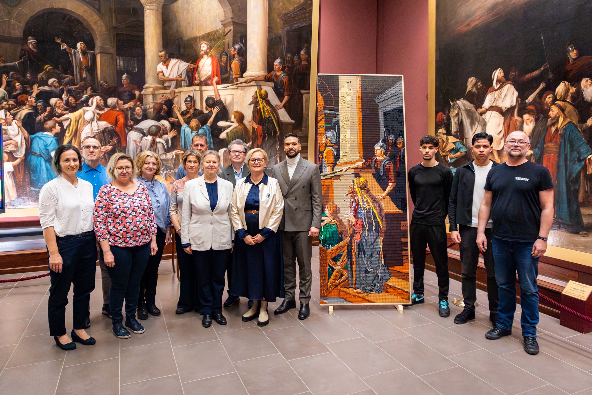 Már készül Munkácsi Mihály ikonikus festménye LEGO-ból