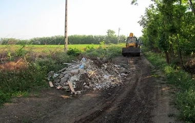 Illegális hulladéklerakóhelyet számoltak fel városunkban