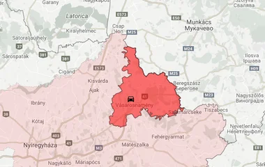 Frontálisan ütközött össze két gépkocsi Vásárosnamény és Ilk között