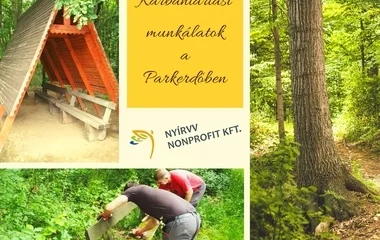 Szépülnek a parkerdő padjai városunkban