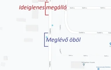 Áthelyeztek egy buszmegállót a Család utcán