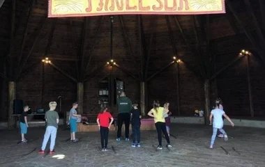 Napközis táborozás volt Harangodon