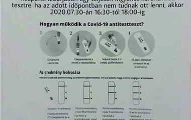 Hamis beutalóval hívnak ingyenes koronavírus-tesztre a kórházba