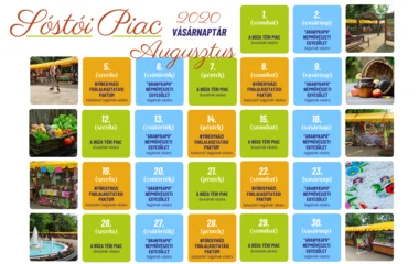 Augusztusban is várja az érdeklődőket a Sóstói Piac 