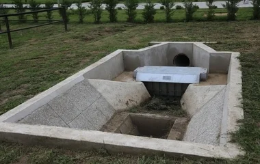 Megújult belvíz elvezetőket adtak át Biriben