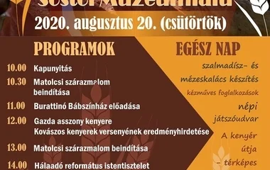 Új kenyér ünnepe a Sóstói Múzeumfaluban