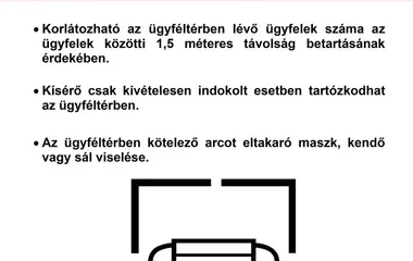 Kötelező a maszkviselés a megyebeli kormányablakokban is