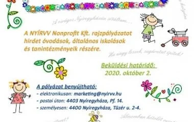 Rajzpályázat nyíregyházi óvodások és általános iskolások részére