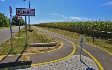 Új kerékpárutat adtak át Nyírbogát-Kisléta-Máriapócs között