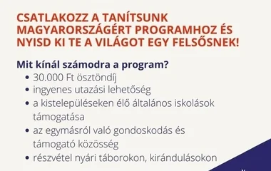 Folytatódik Nyíregyházán is a Tanítsunk Magyarországért program