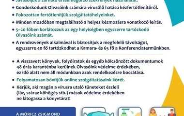 Több intézkedést vezetett be a nyíregyházi könyvtár